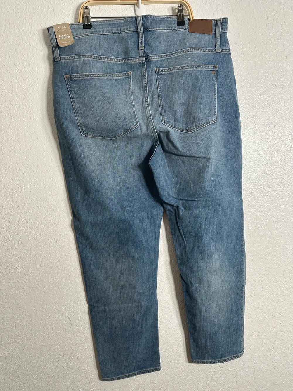 Madewell NWT Classic Straight~Maggie Pockets Size 34 (16W) - Picture 2 of 11